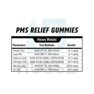 HUSSL PMS Relief Gummies Strawberry (60 gummies) Exp Oct 2025