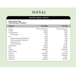 HUSSL Meal Replacement Blend Soy Matcha 15 servings